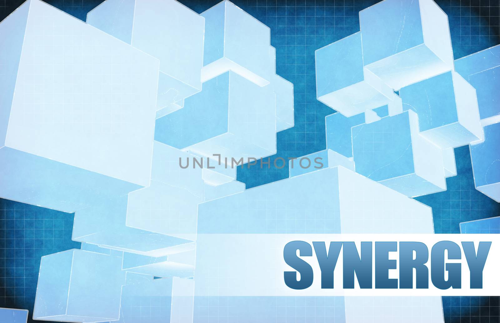 Synergy on Futuristic Abstract for Presentation Slide
