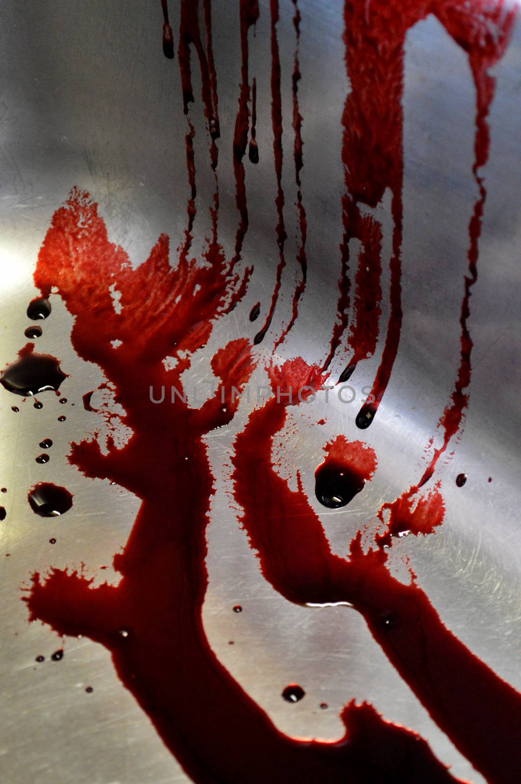 Illustration photo - Blood splatter.