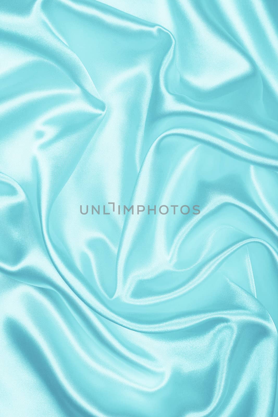 Smooth elegant blue silk or satin can use as background