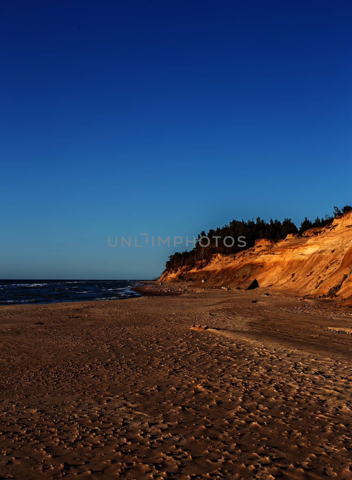 shore of the Baltic Sea,Ventspils,Latvia