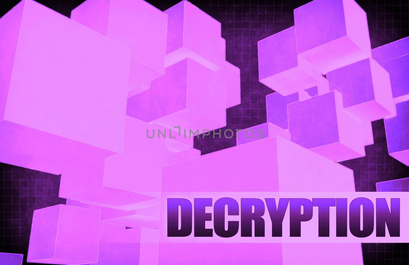 Decryption on Futuristic Abstract for Presentation Slide