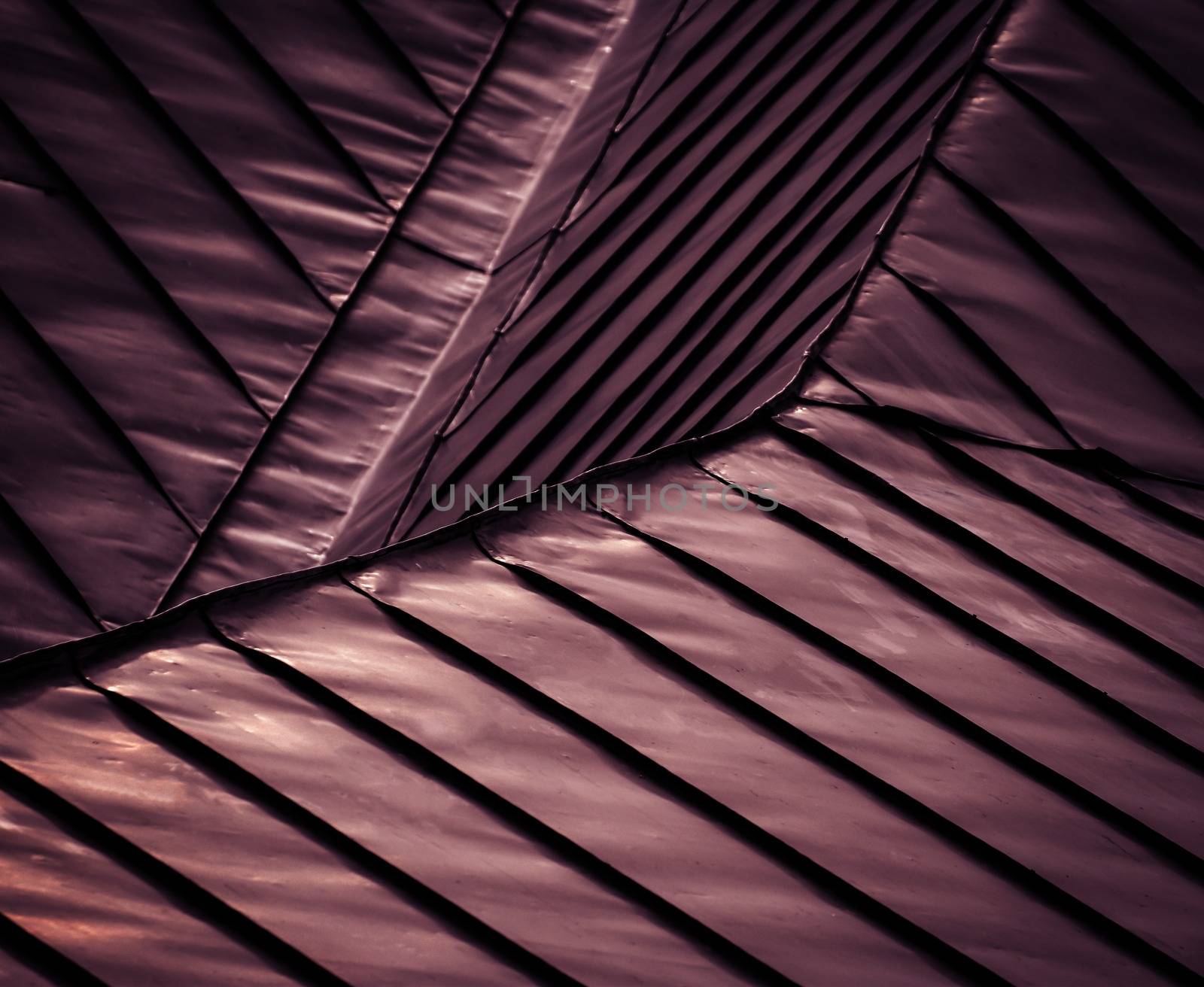 abstract background or texture detail purple steel roof