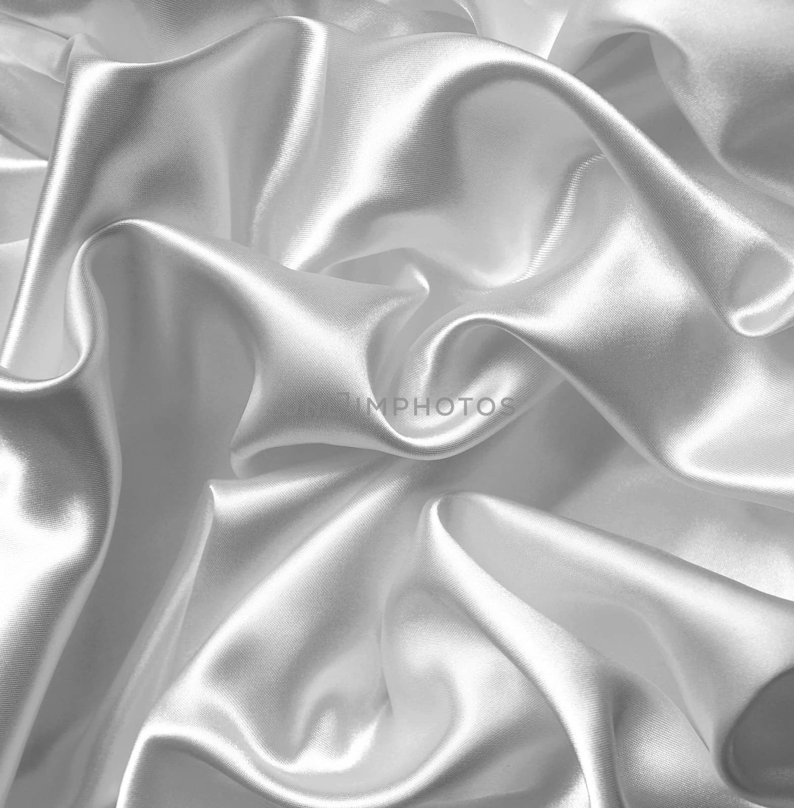 Smooth elegant white silk or satin can use as wedding background