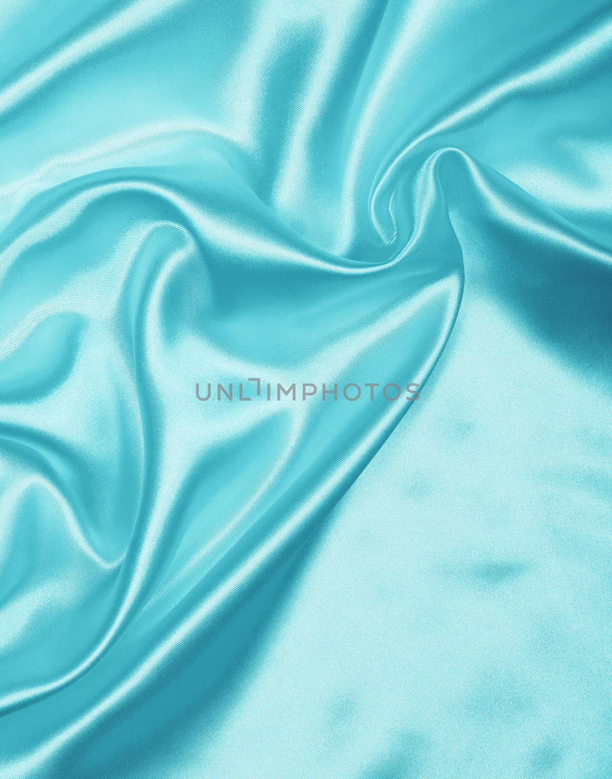 Smooth elegant blue silk or satin can use as background