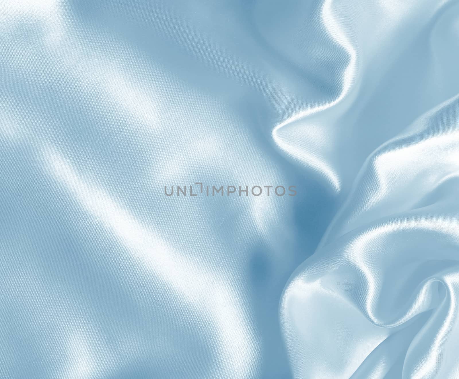 Smooth elegant blue silk or satin can use as background 