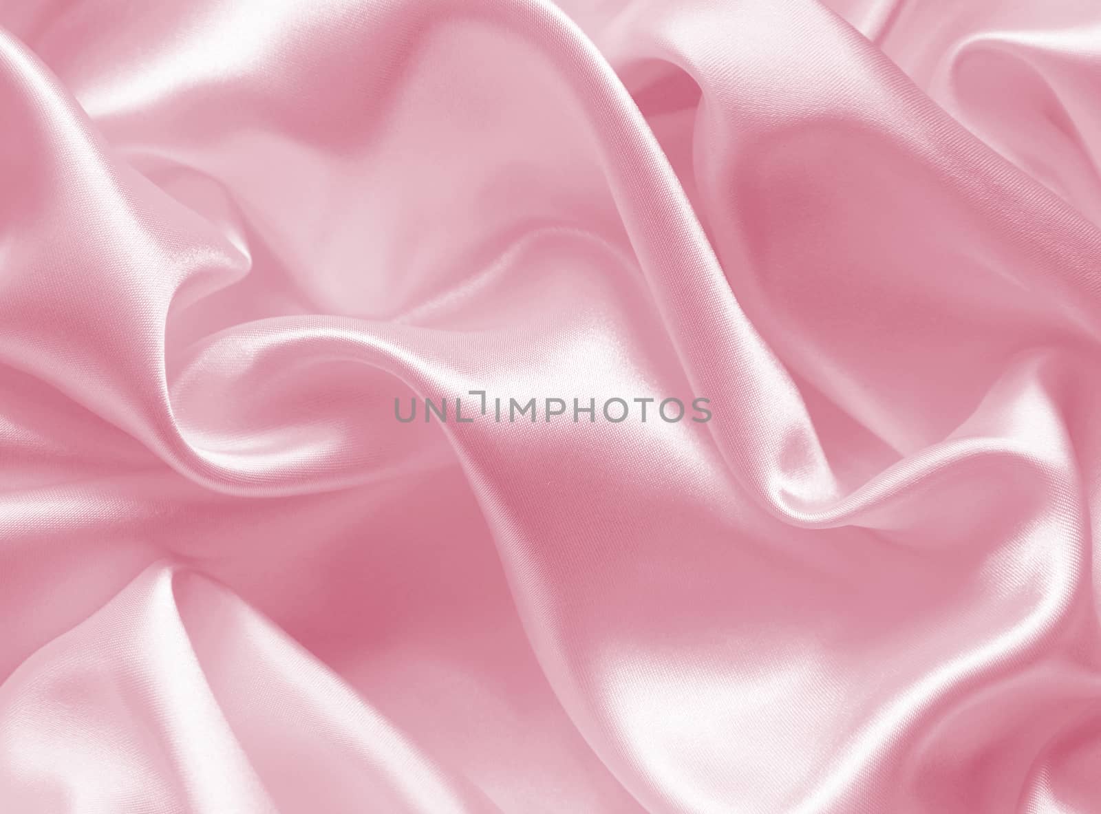 Smooth elegant pink silk or satin as wedding background by oxanatravel