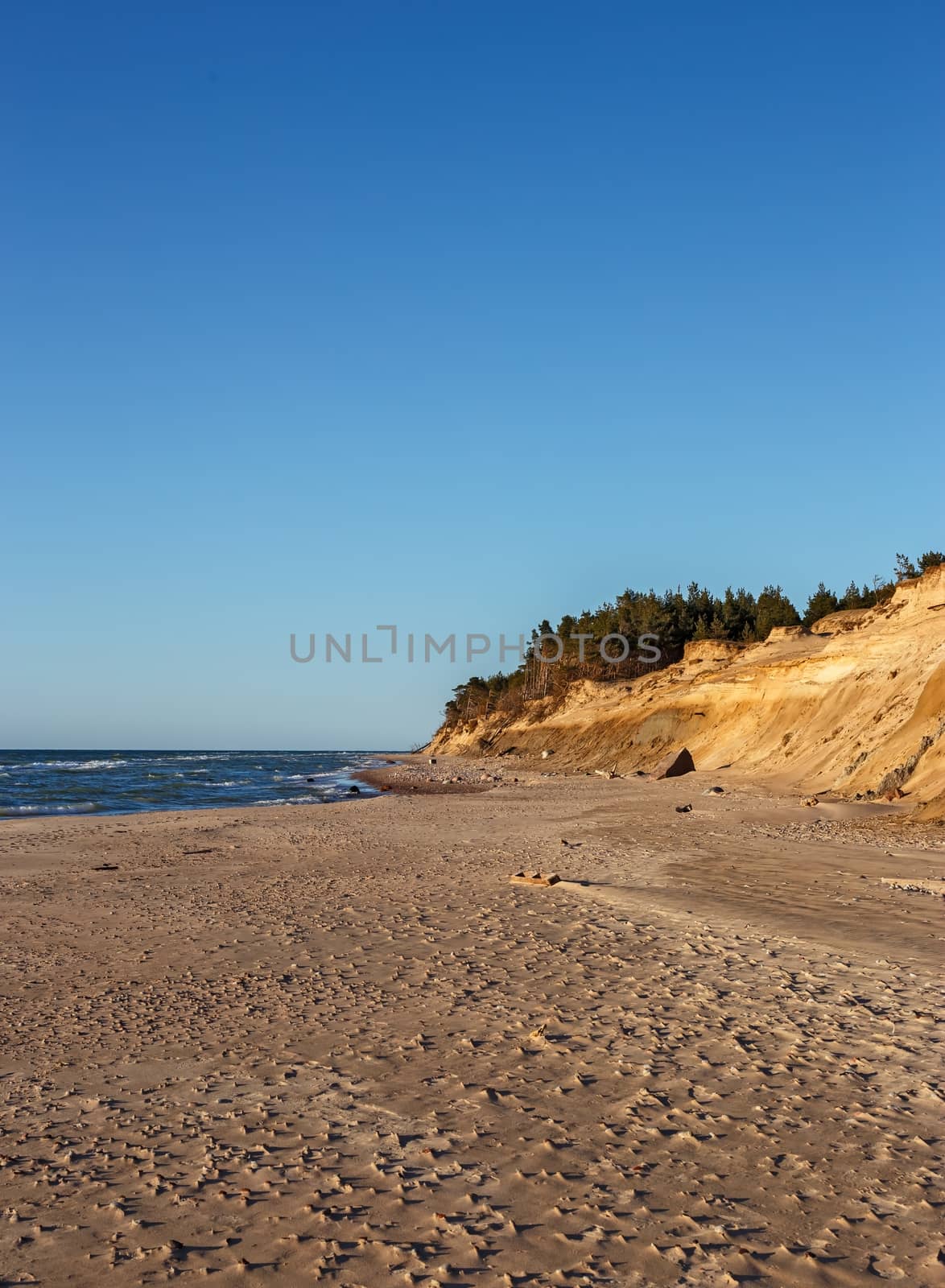 shore of the Baltic Sea,Ventspils,Latvia