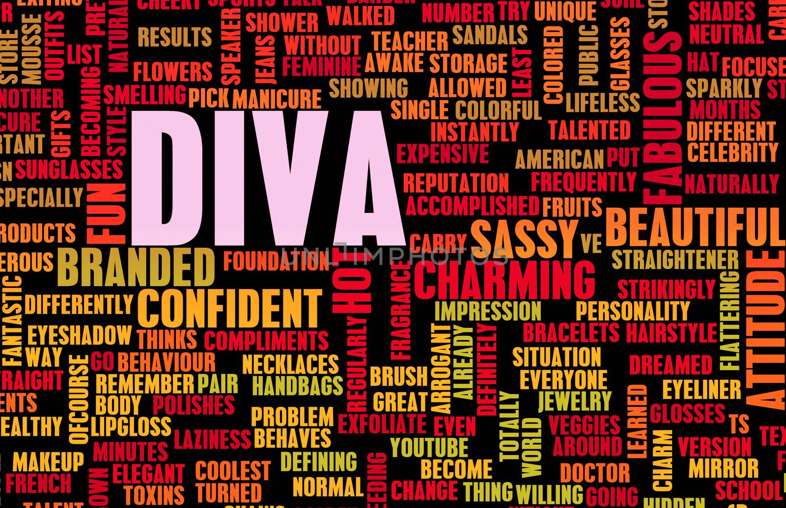 Diva Crazy Attitude as a Art Concept