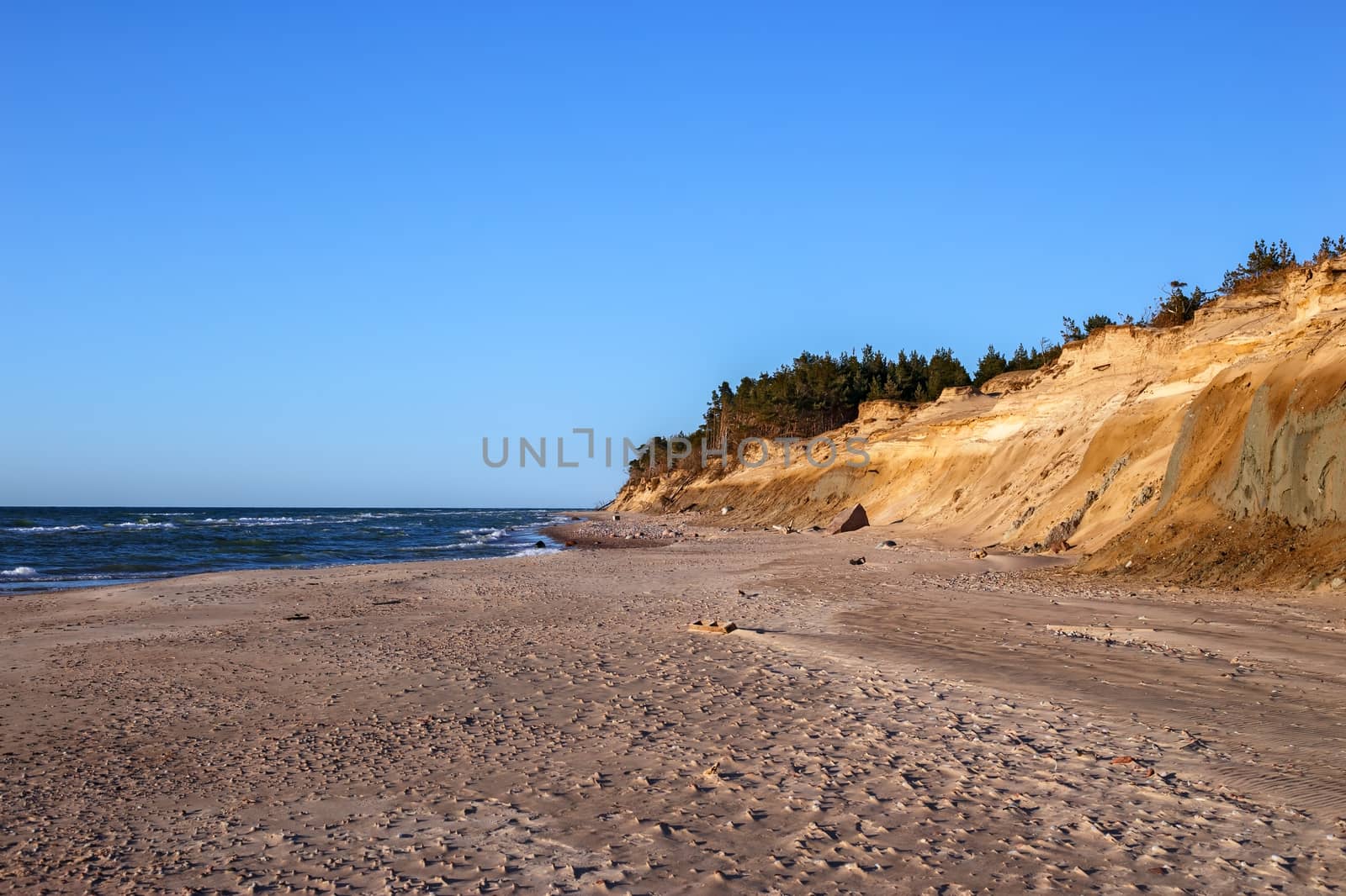 shore of the Baltic Sea,Ventspils,Latvia