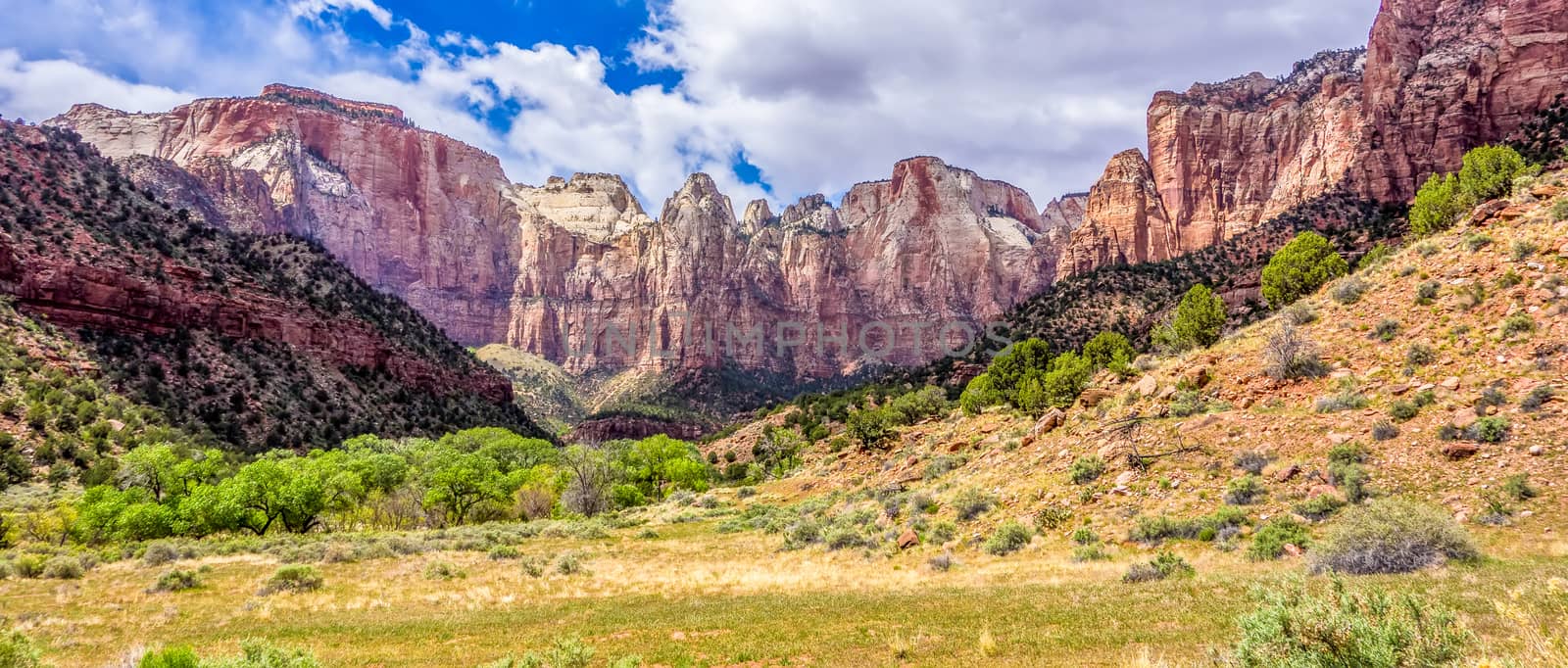 Zion Canyon National Park Utah by digidreamgrafix