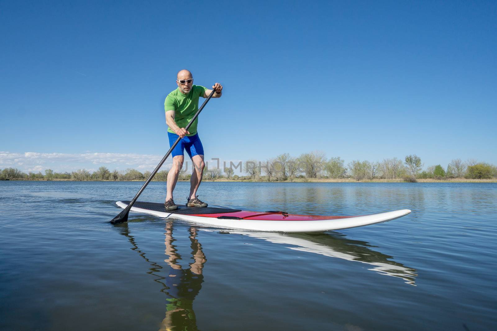 stand up paddleboard workout by PixelsAway