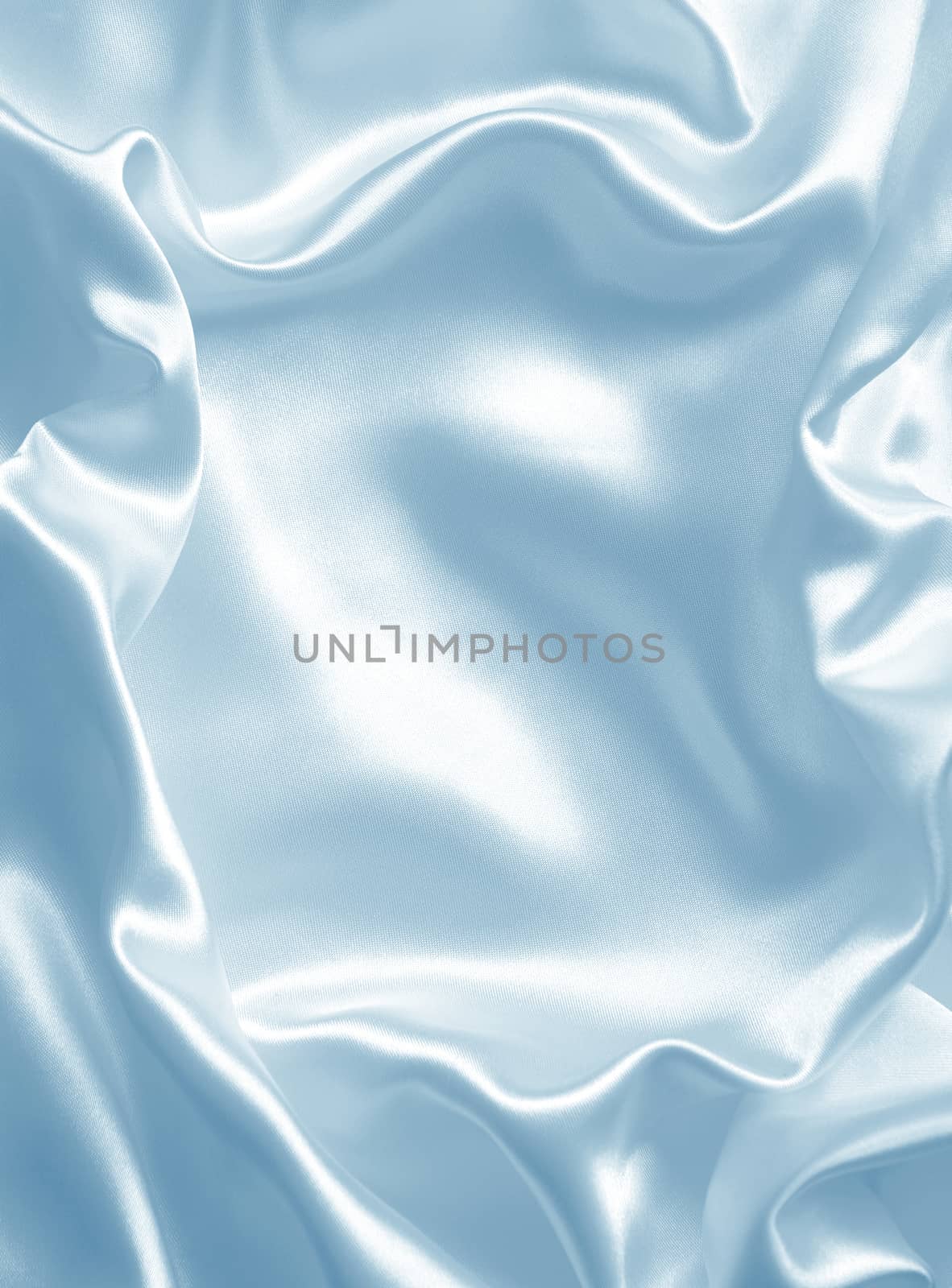 Smooth elegant blue silk or satin can use as background 