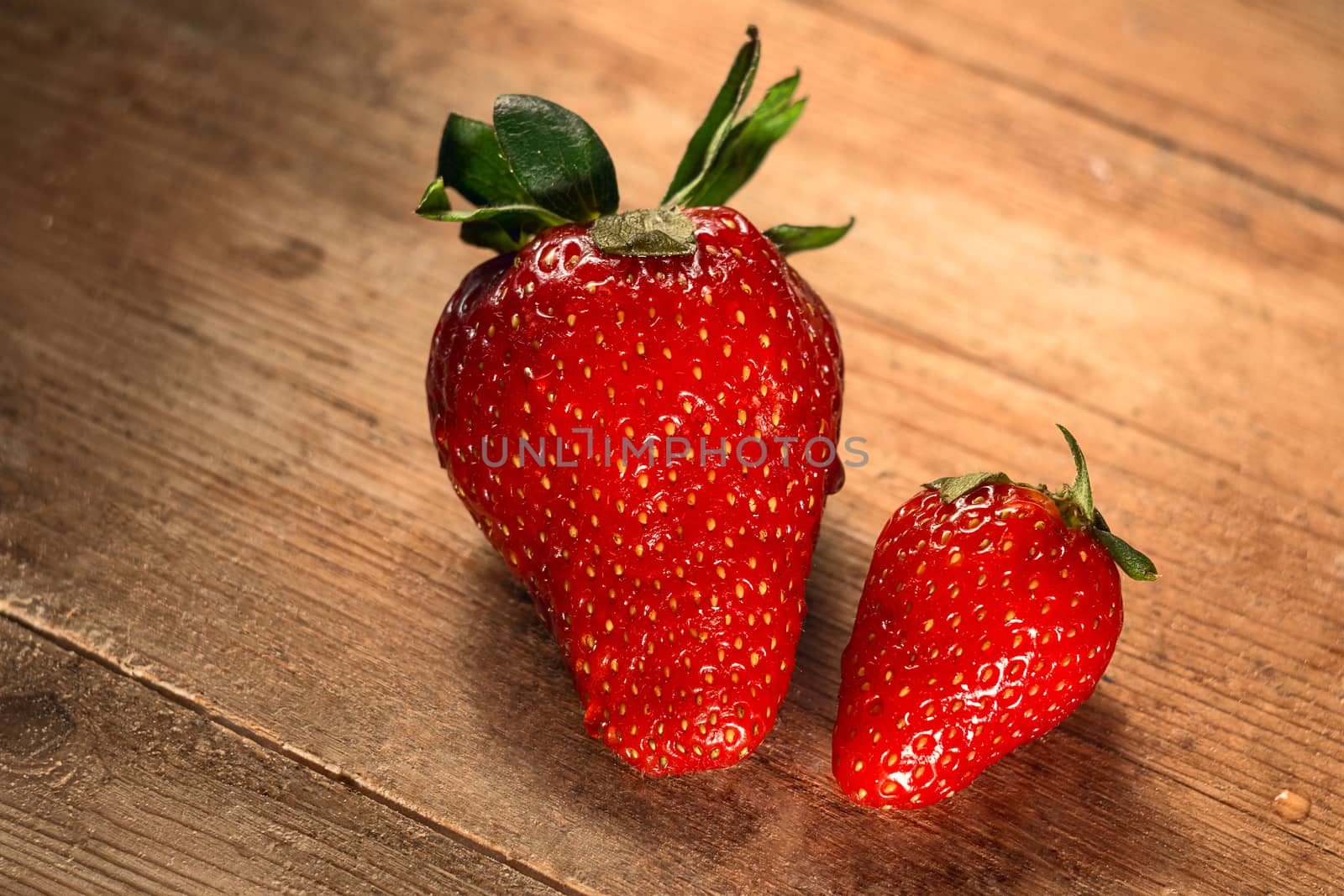 strawberry, red edible fruit of the strawberry plant