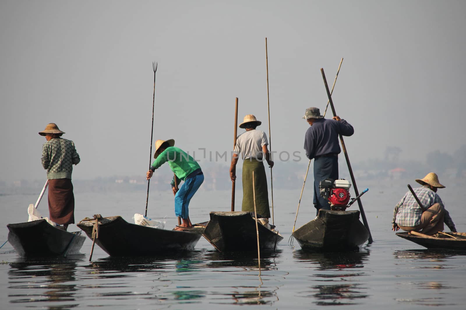 Fishing on Inle Lake by photocdn39