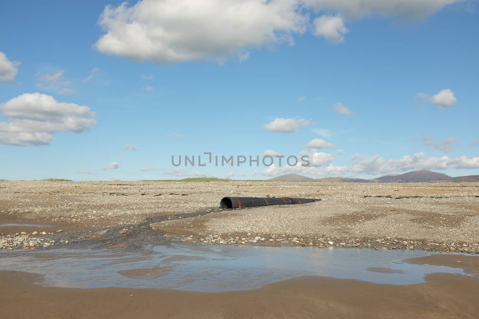Beach drainage pipe by richsouthwales