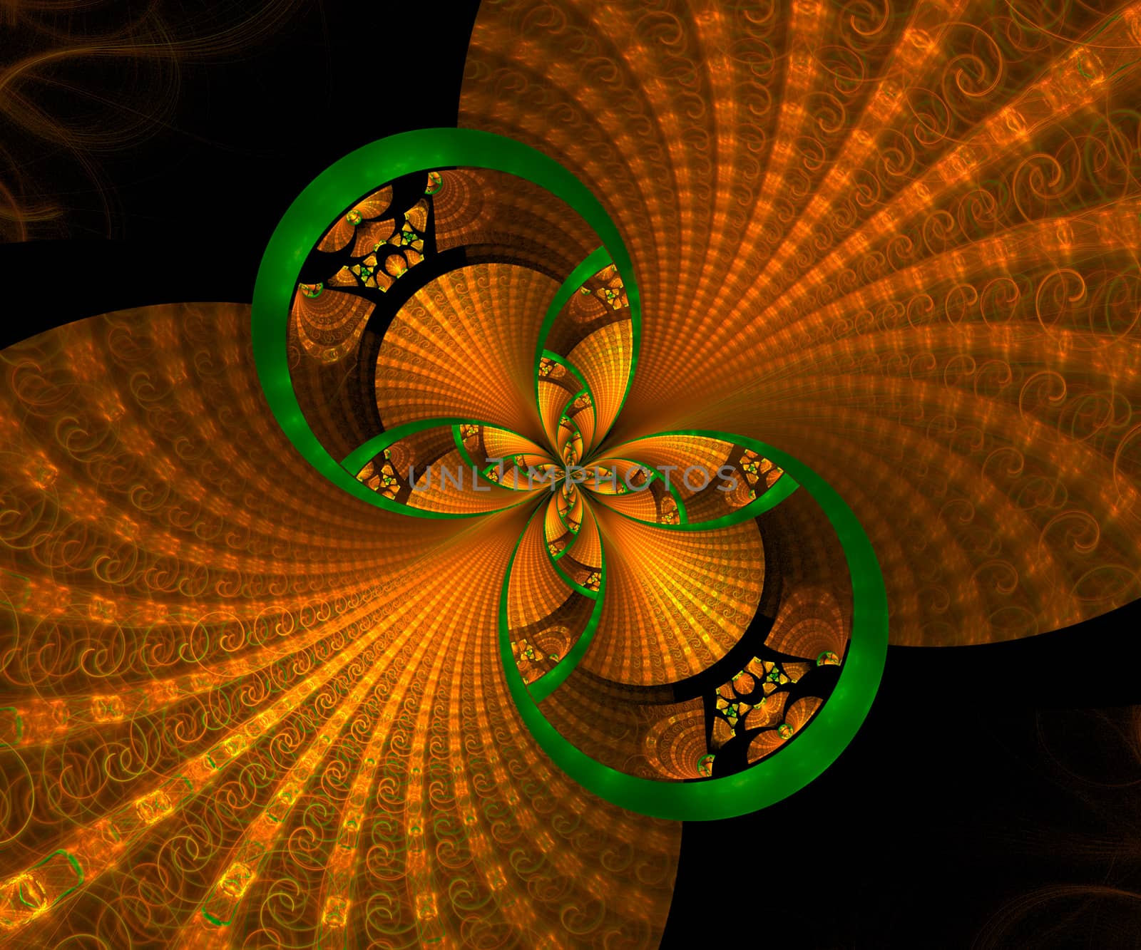 Computer generated fractal artwork for creative art,design and entertainment