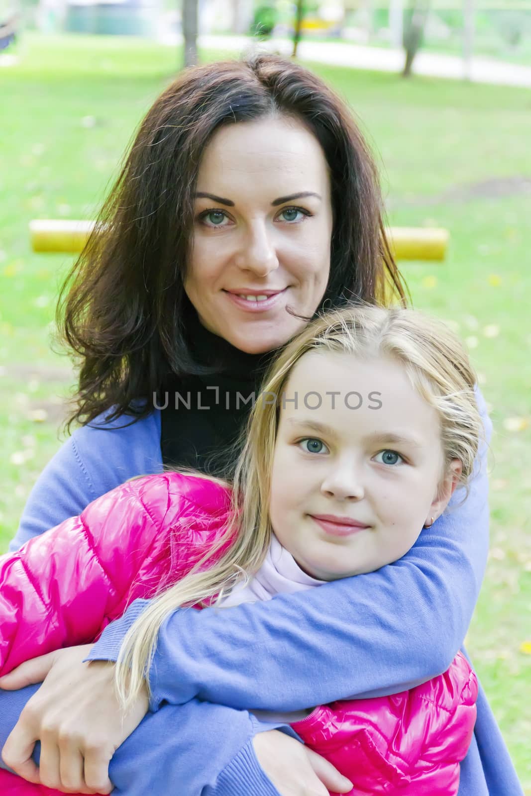 Photo of happiest family mother and daughter