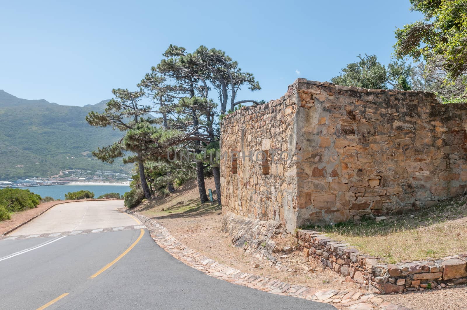 Ruins of the cook house at the old fort next to Chapmans Peak drive