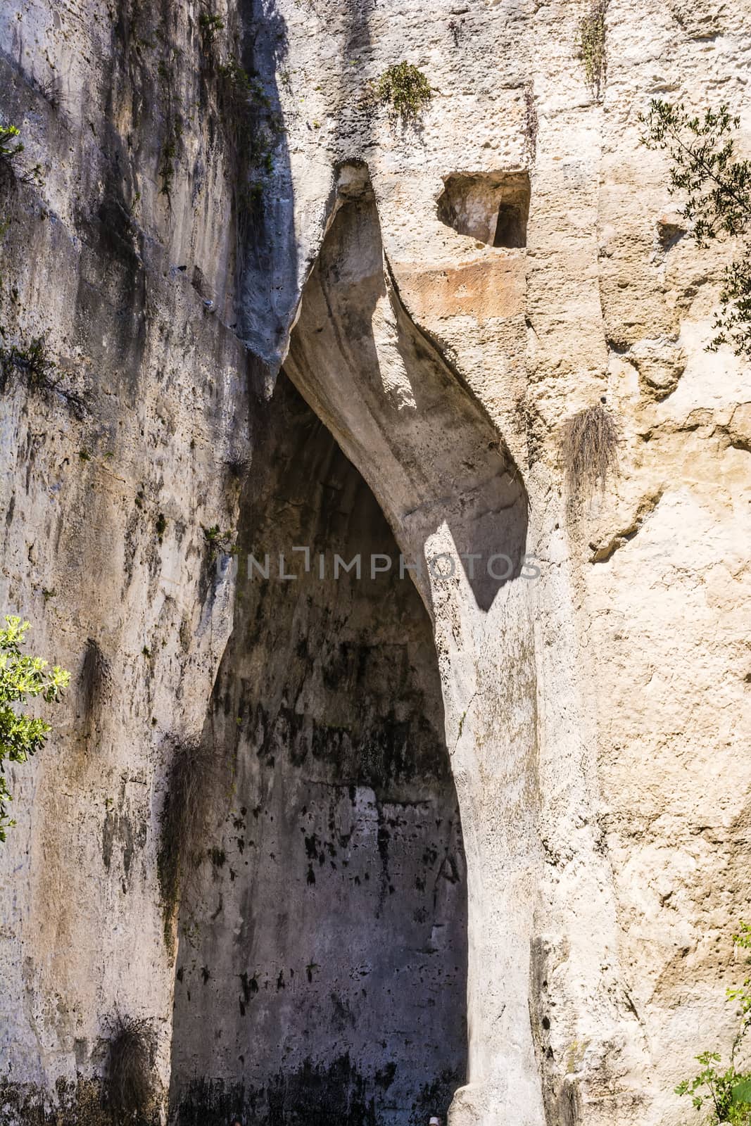 The Ear of Dionysius, ancient Syracuse on Sicily, Italy. by ankarb