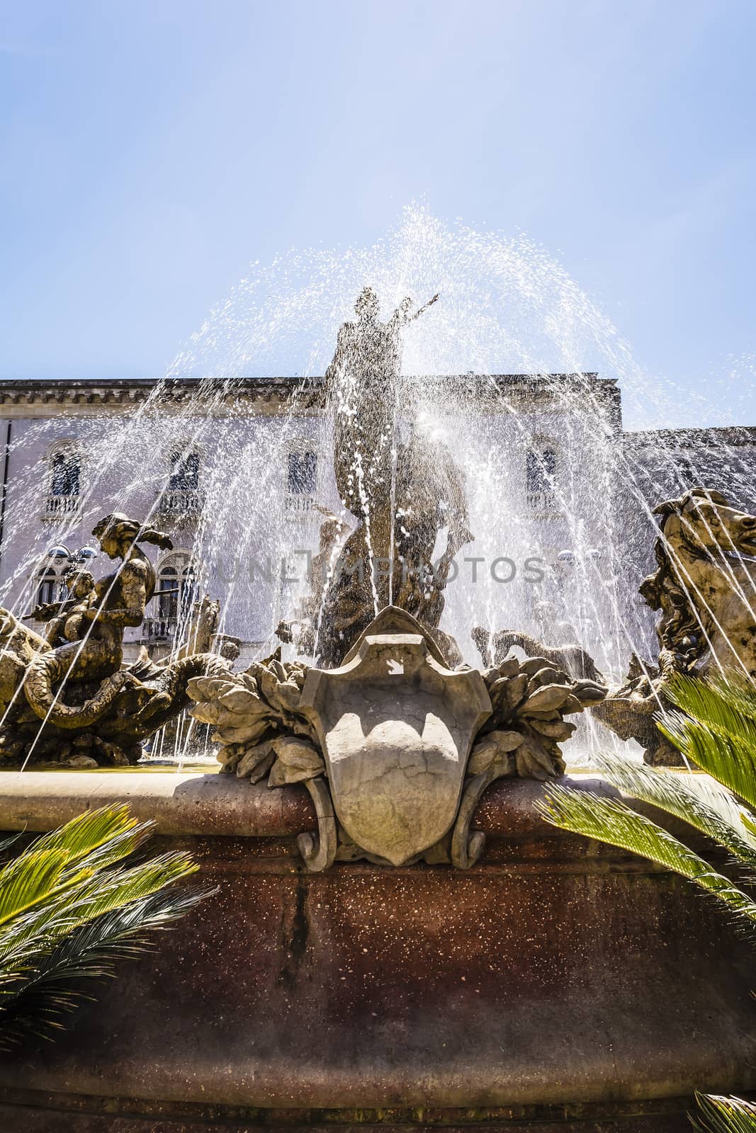 The fountain of Diana in Syracuse by ankarb