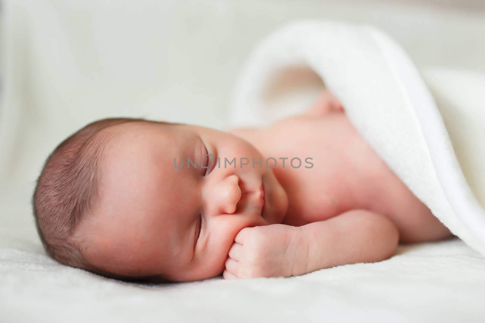a beautiful sweet newborn baby by mrgarry