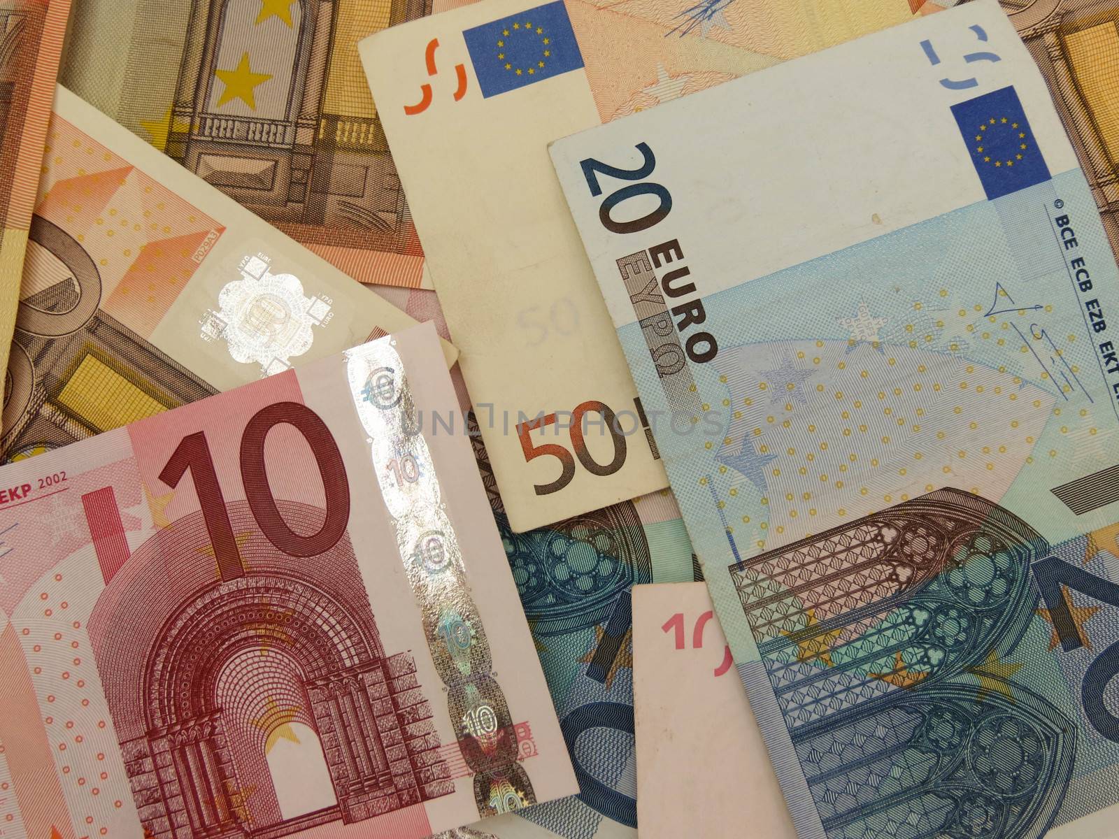 Euro (EUR) banknotes - legal tender of the European Union