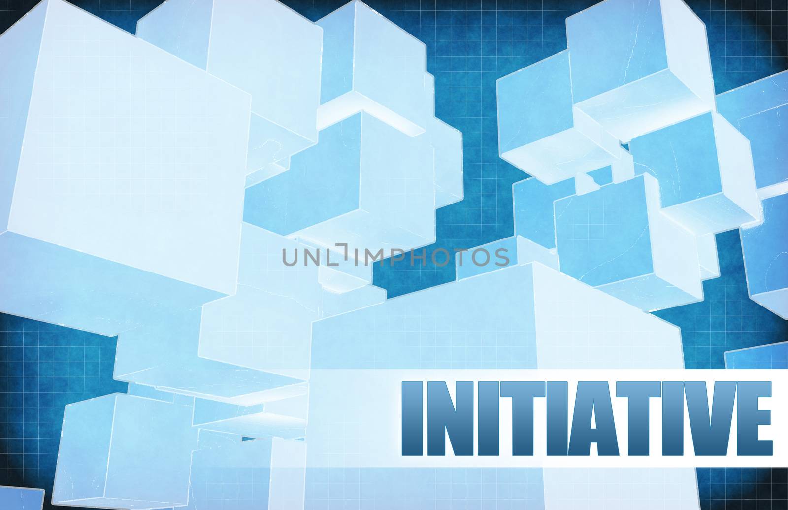 Initiative on Futuristic Abstract for Presentation Slide