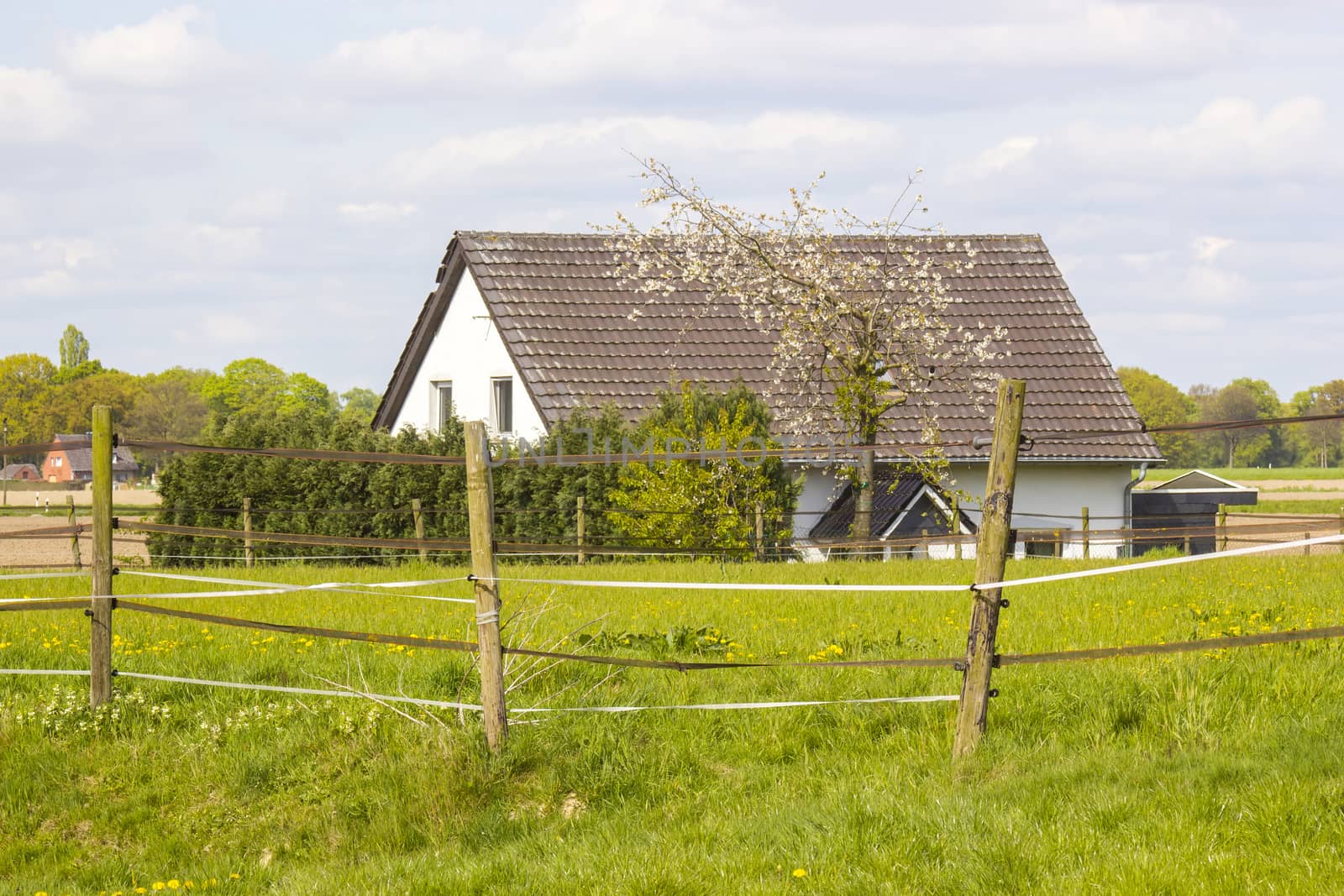 rural house at Lower Rhine, Germany