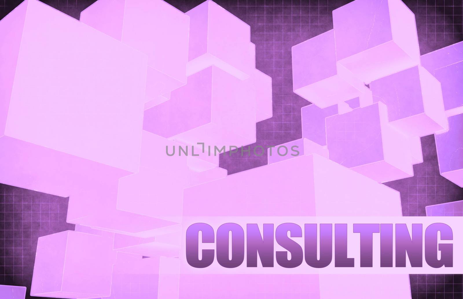 Consulting on Futuristic Abstract for Presentation Slide