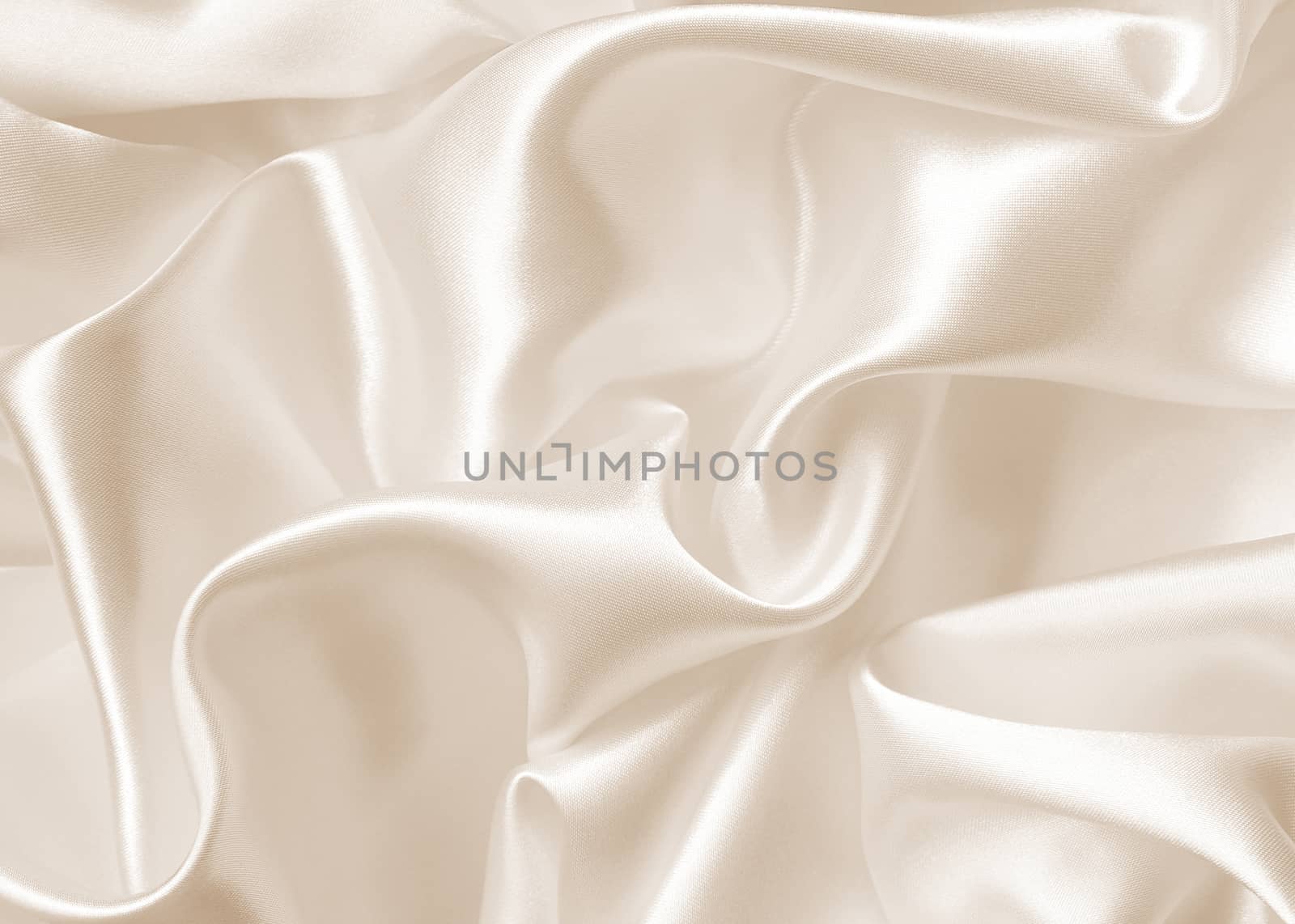 Smooth elegant golden silk can use as wedding background. In Sepia toned. Retro style