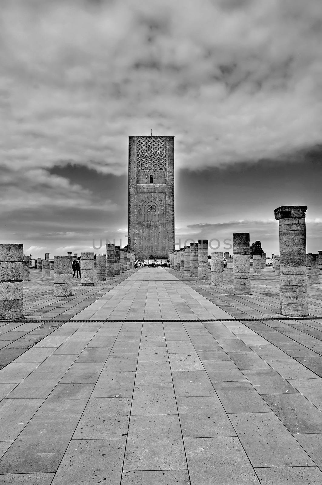 Tour Hassan tower in Rabat, Morocco