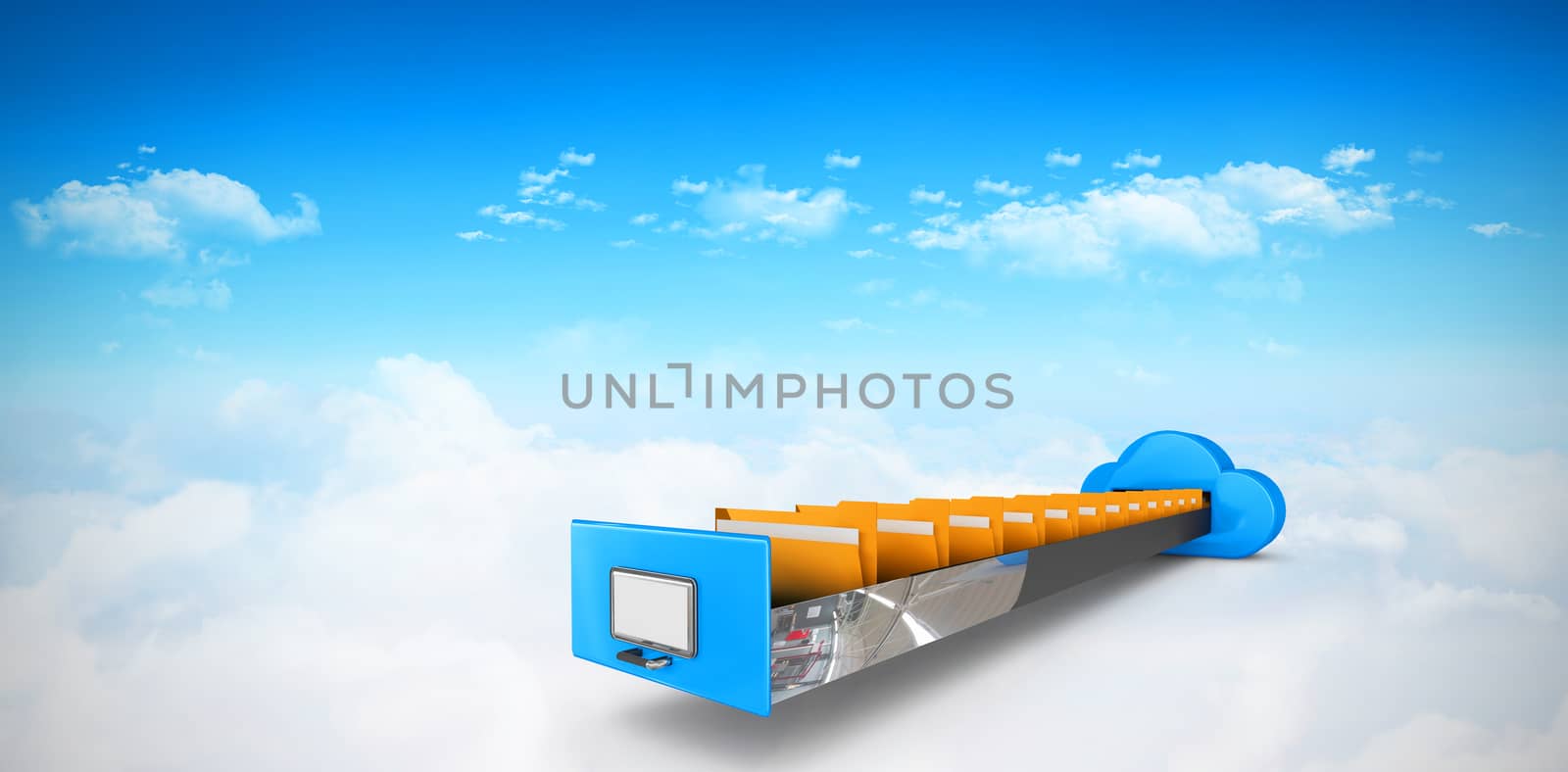 Composite image of cloud computing drawer by Wavebreakmedia