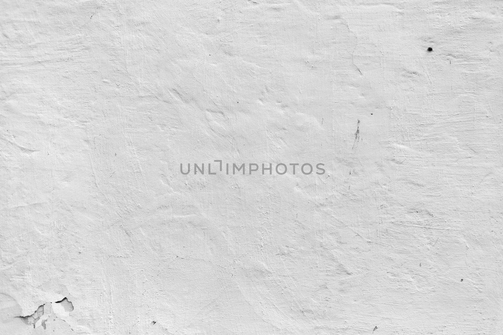 Grungy white concrete wall background by H2Oshka