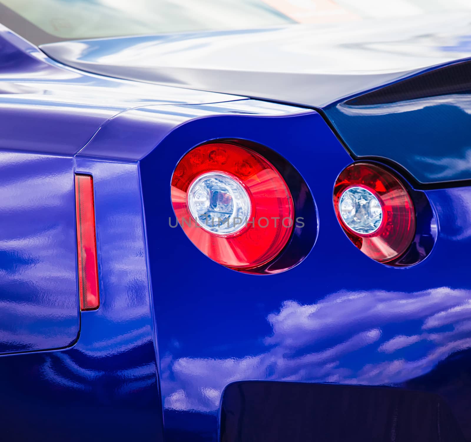 Backlight of sport automobile