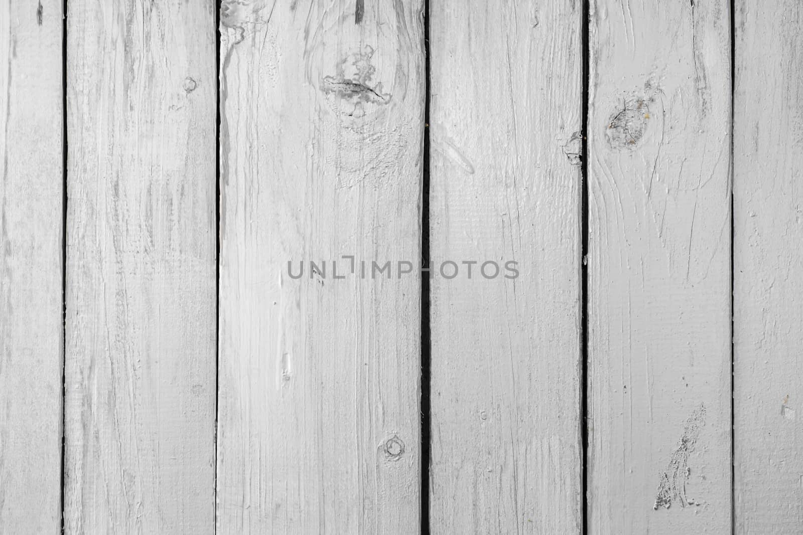 White wood planks vintage or grunge background texture