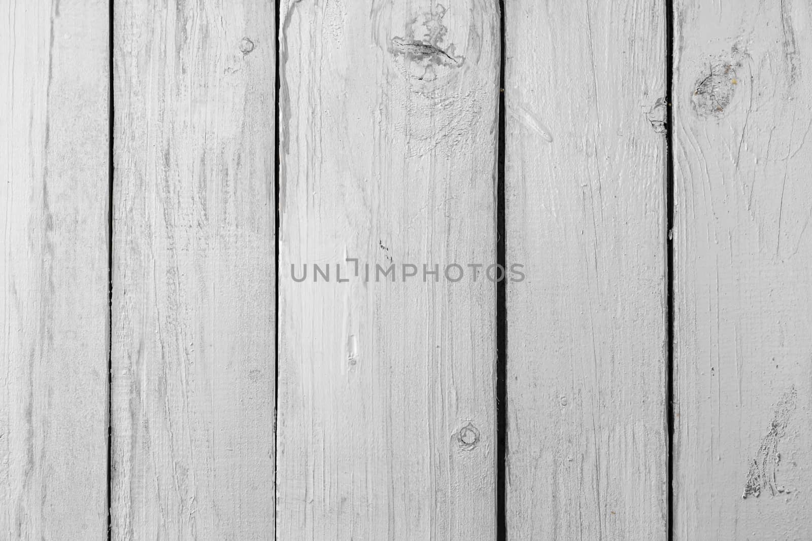 White wood planks vintage or grunge background texture