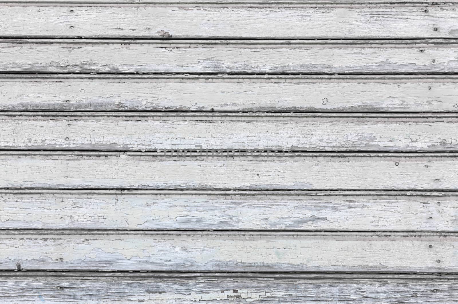 White wood planks vintage or grunge background texture