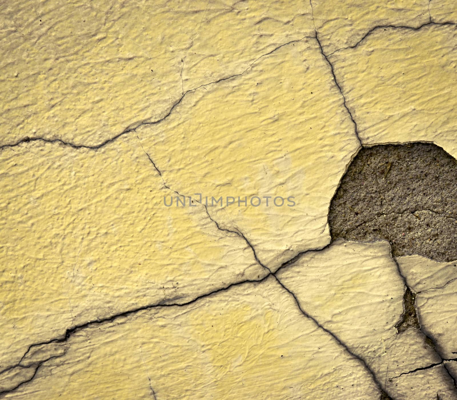 background or texture the abstract cracks on the plaster