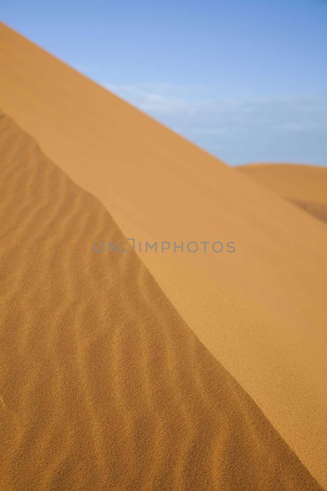 Desert dunes in Morocco, colorful vibrant travel theme by JanPietruszka