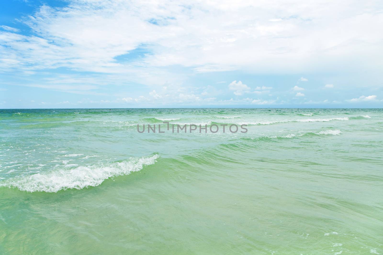 Siesta Key Beach is located on the gulf coast of Sarasota Florida with powdery sand. 