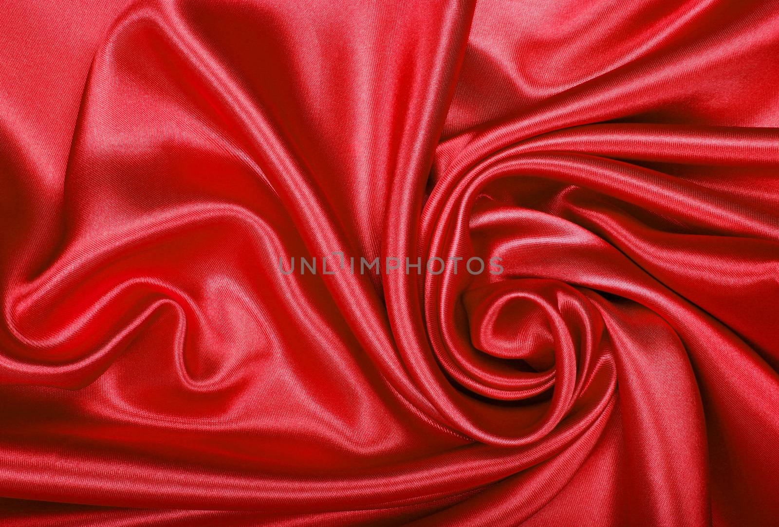 Smooth elegant red silk or satin texture can use as background 