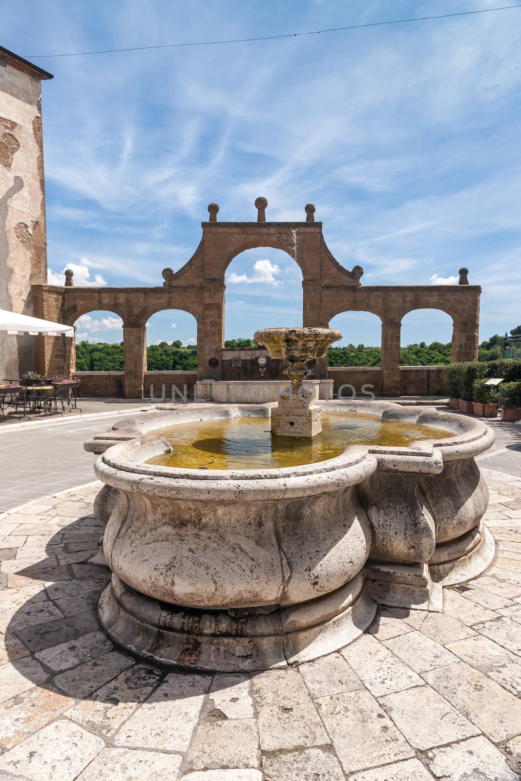 Pitigliano. Italy. In the  Old Tuscany town 