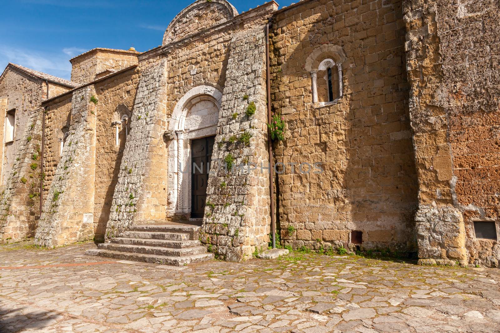 The old church in Sovana, Tuscany, Italy