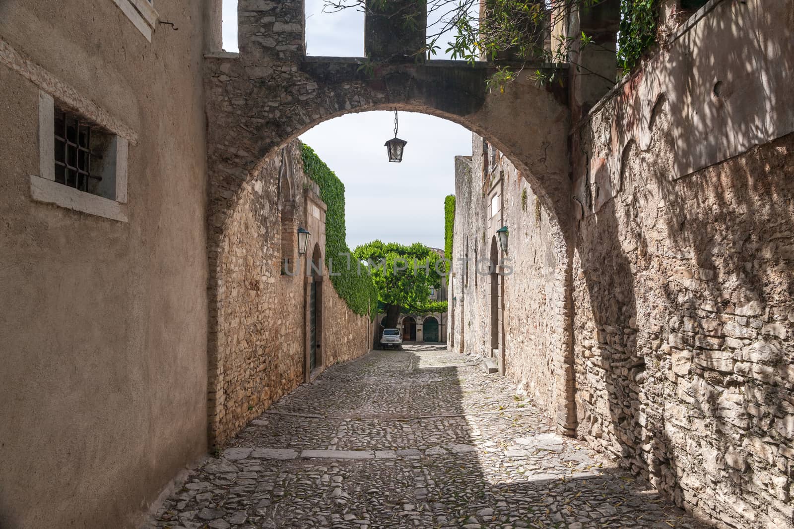 italian street in old town, Italy, Europe