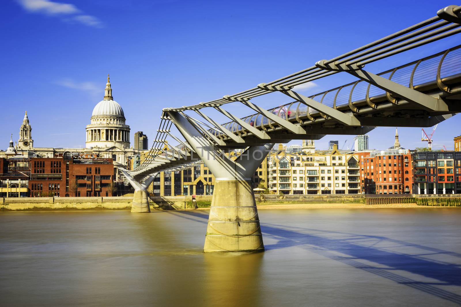Millenium Bridge in London, England