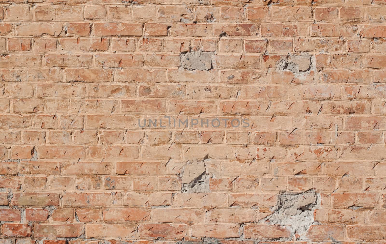 red brick wall can be used as background