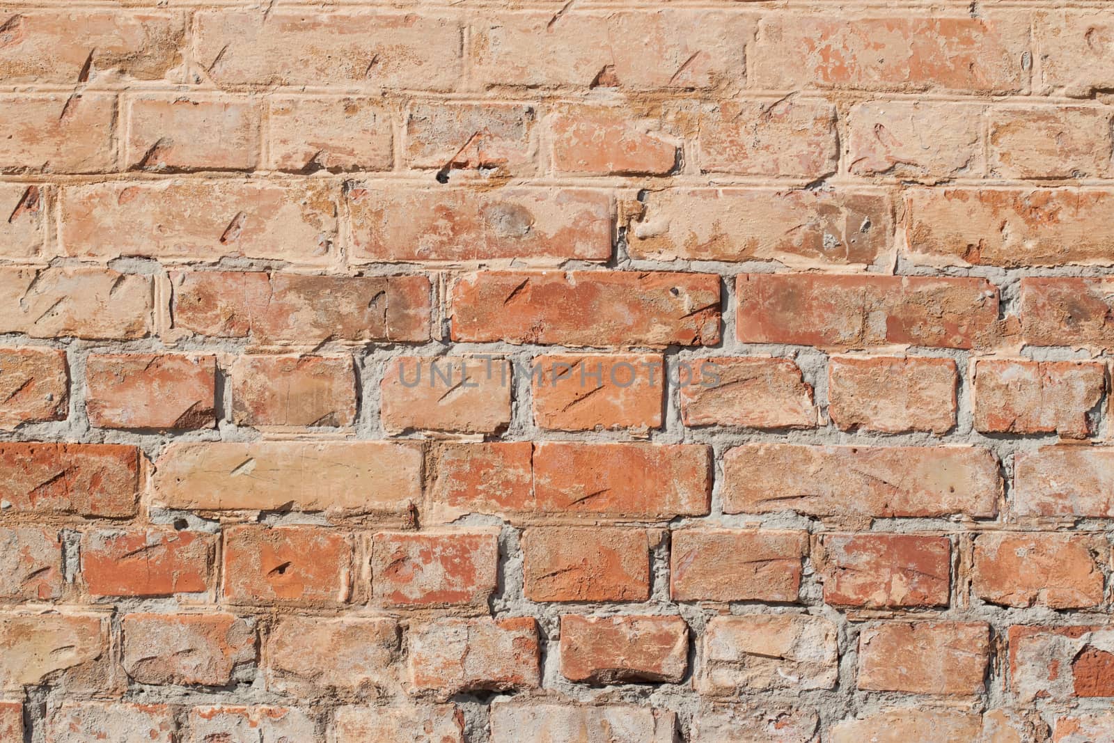 red brick wall can be used as background