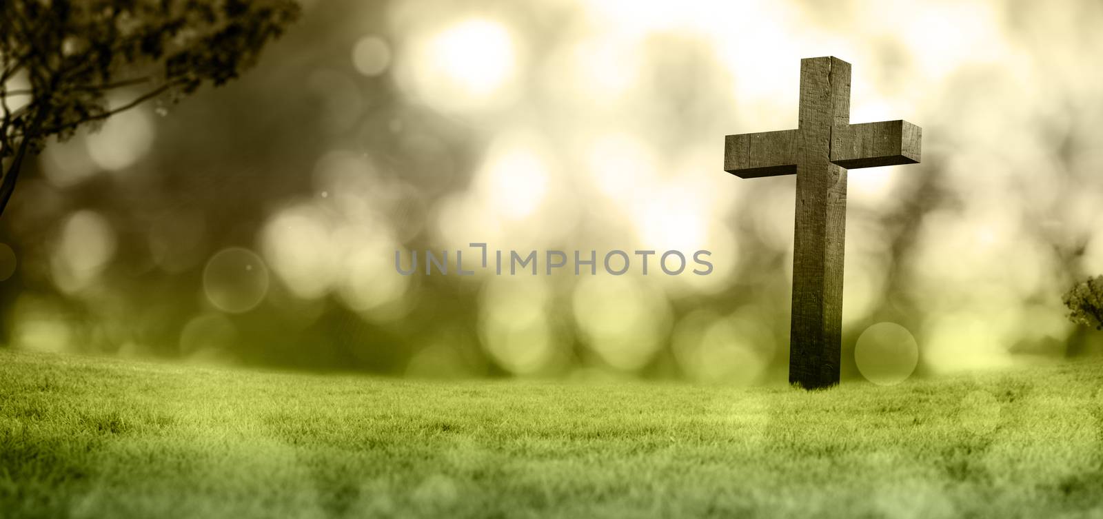 Cross against sky