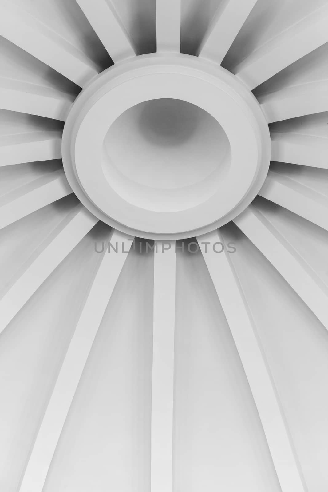 abstract background of a white roof canopy