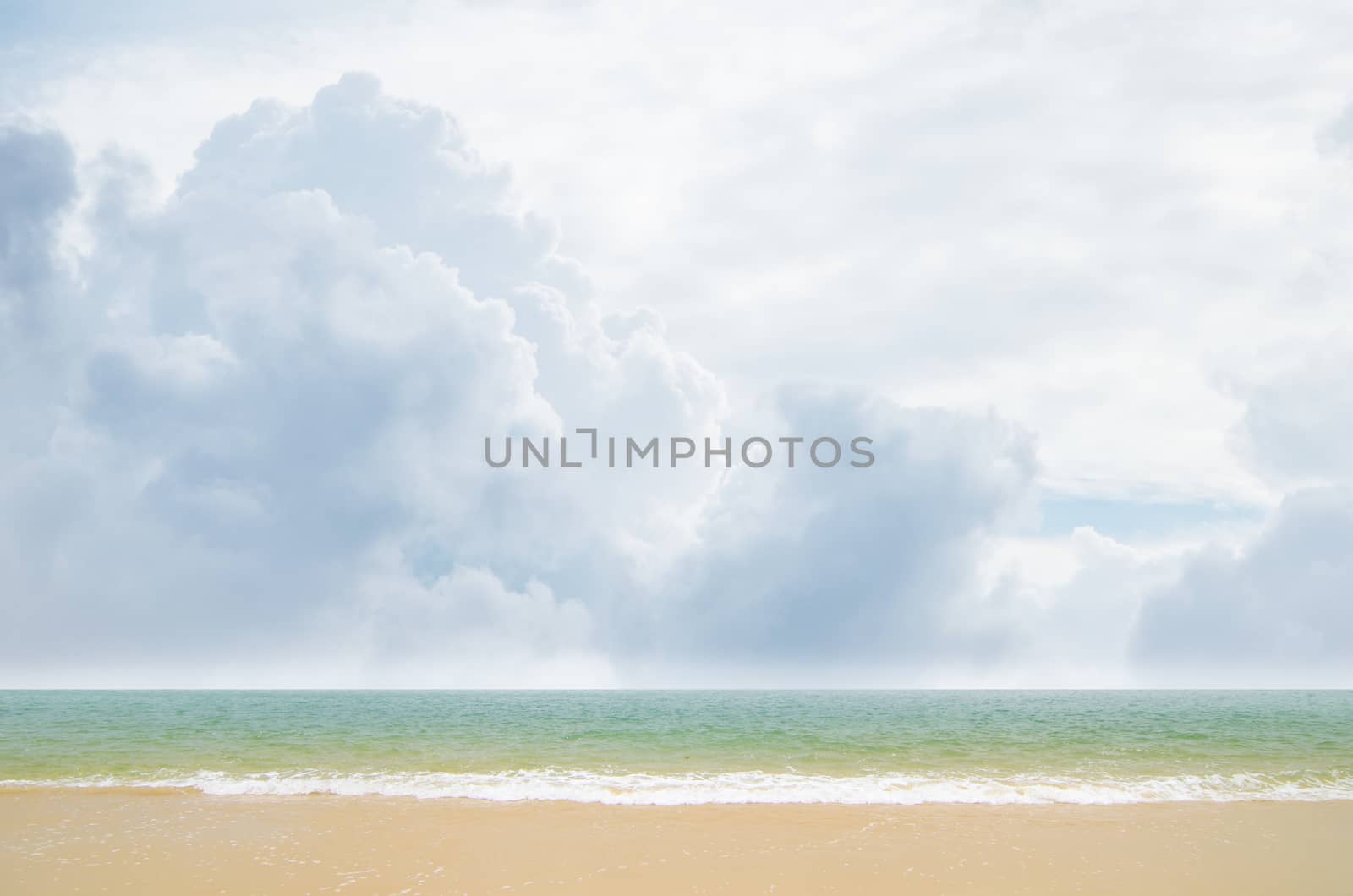 Nice beach and sea background, Summer time concept